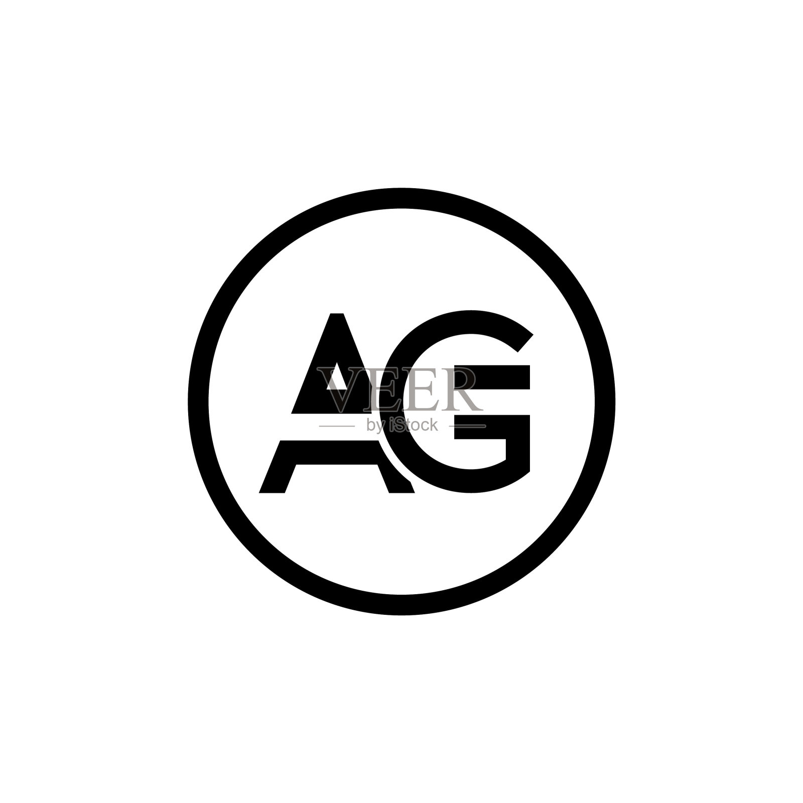 Ag标志设计企业排版模板设计元素图片