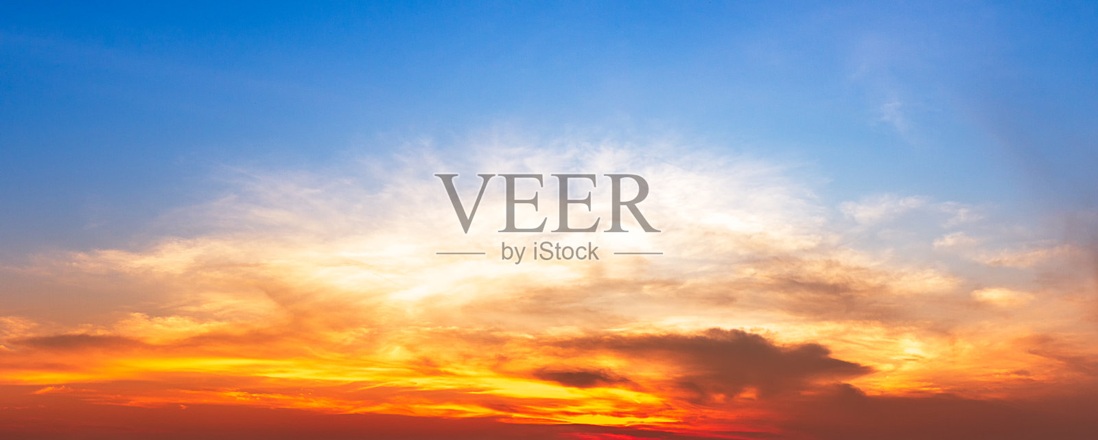 戏剧性的橙色云天空自然全景背景照片摄影图片