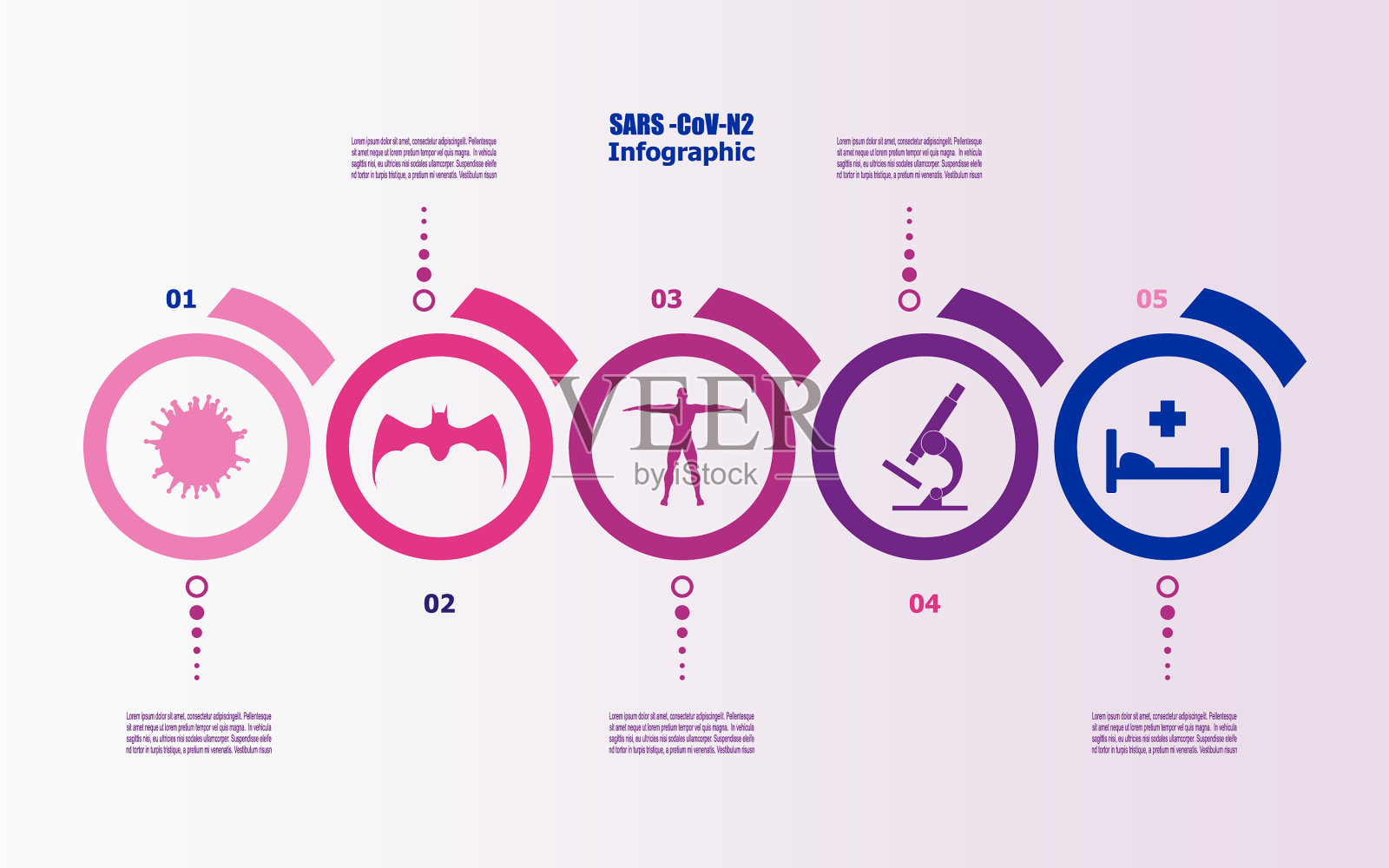 冠状病毒疾病信息插画图片素材
