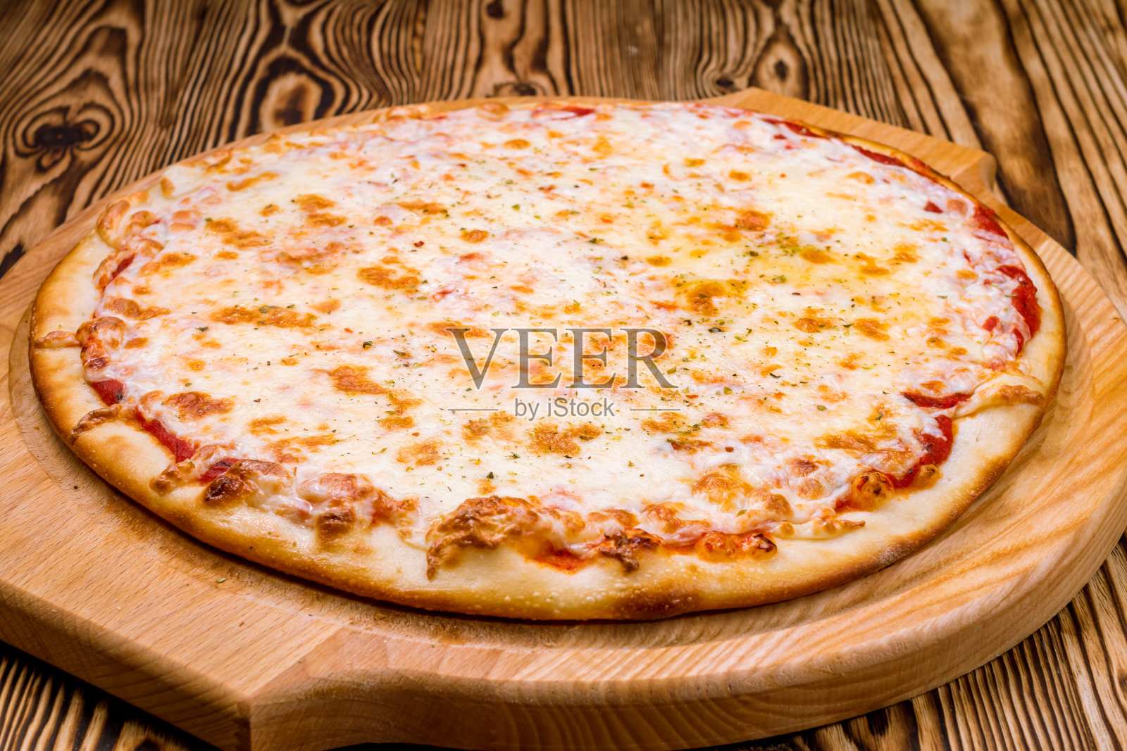 意大利玛格丽塔披萨照片摄影图片