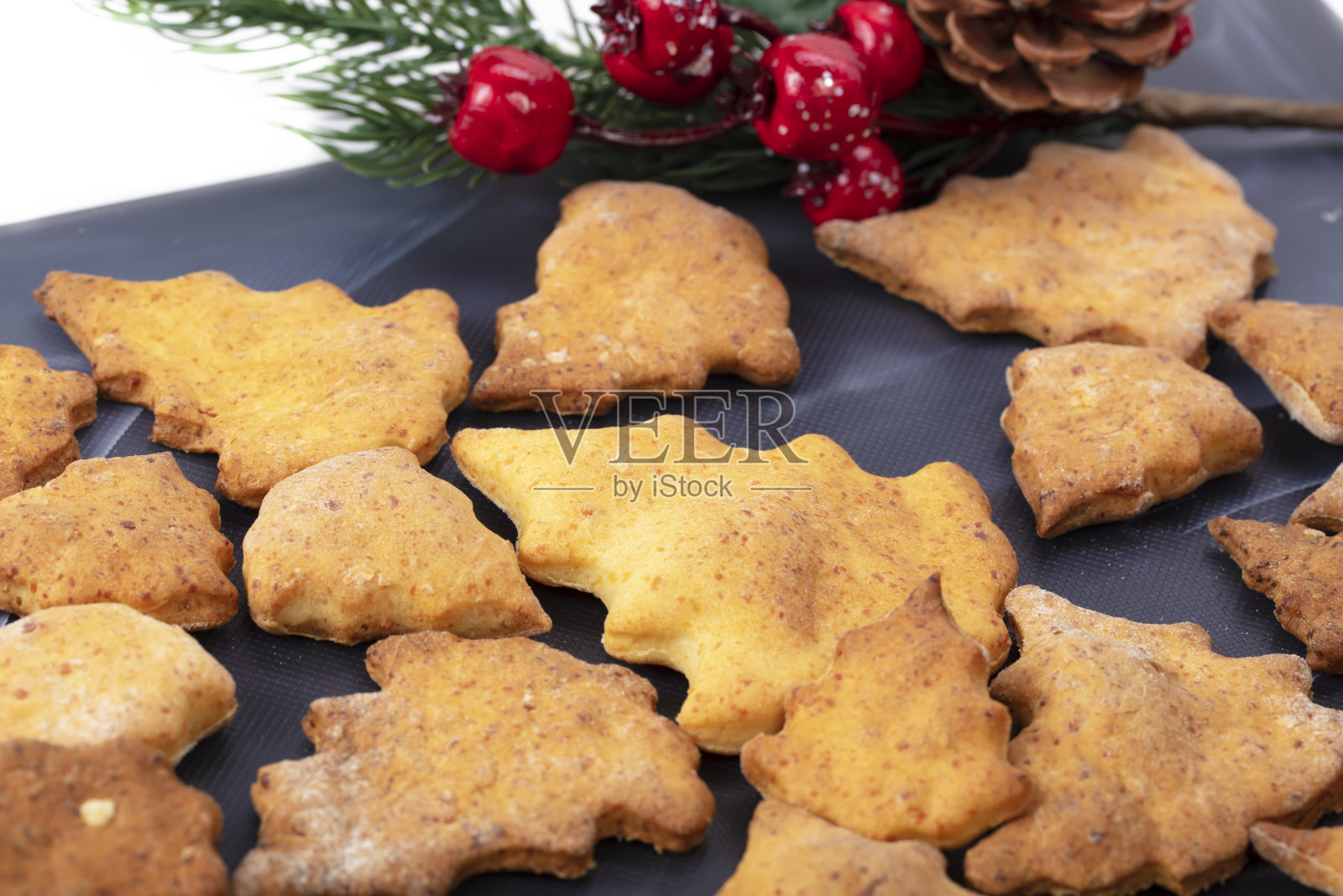 圣诞饼干照片摄影图片