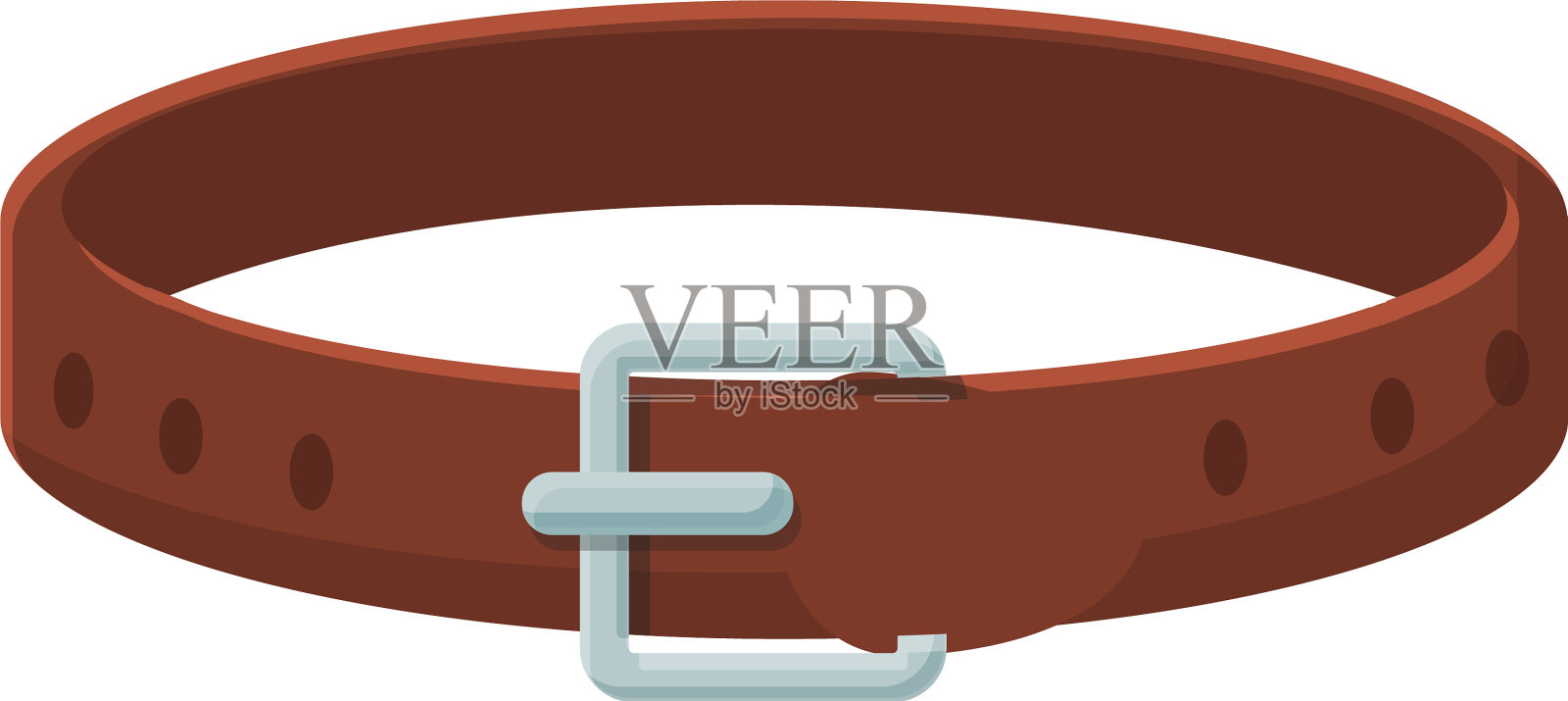 美容师腰带图标卡通风格设计元素图片