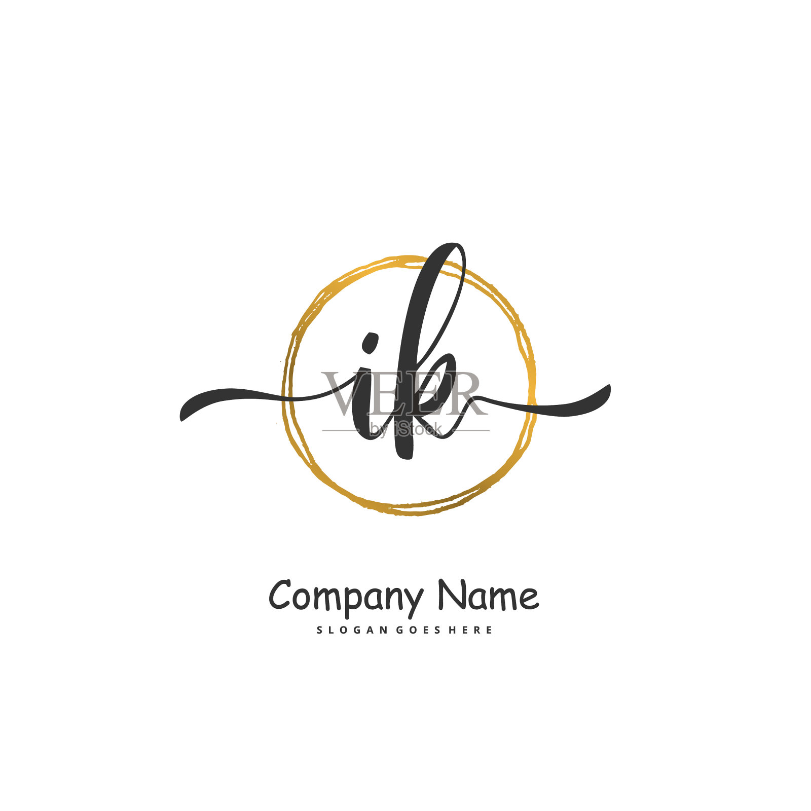 我知道最初的笔迹和签名标志插画图片素材