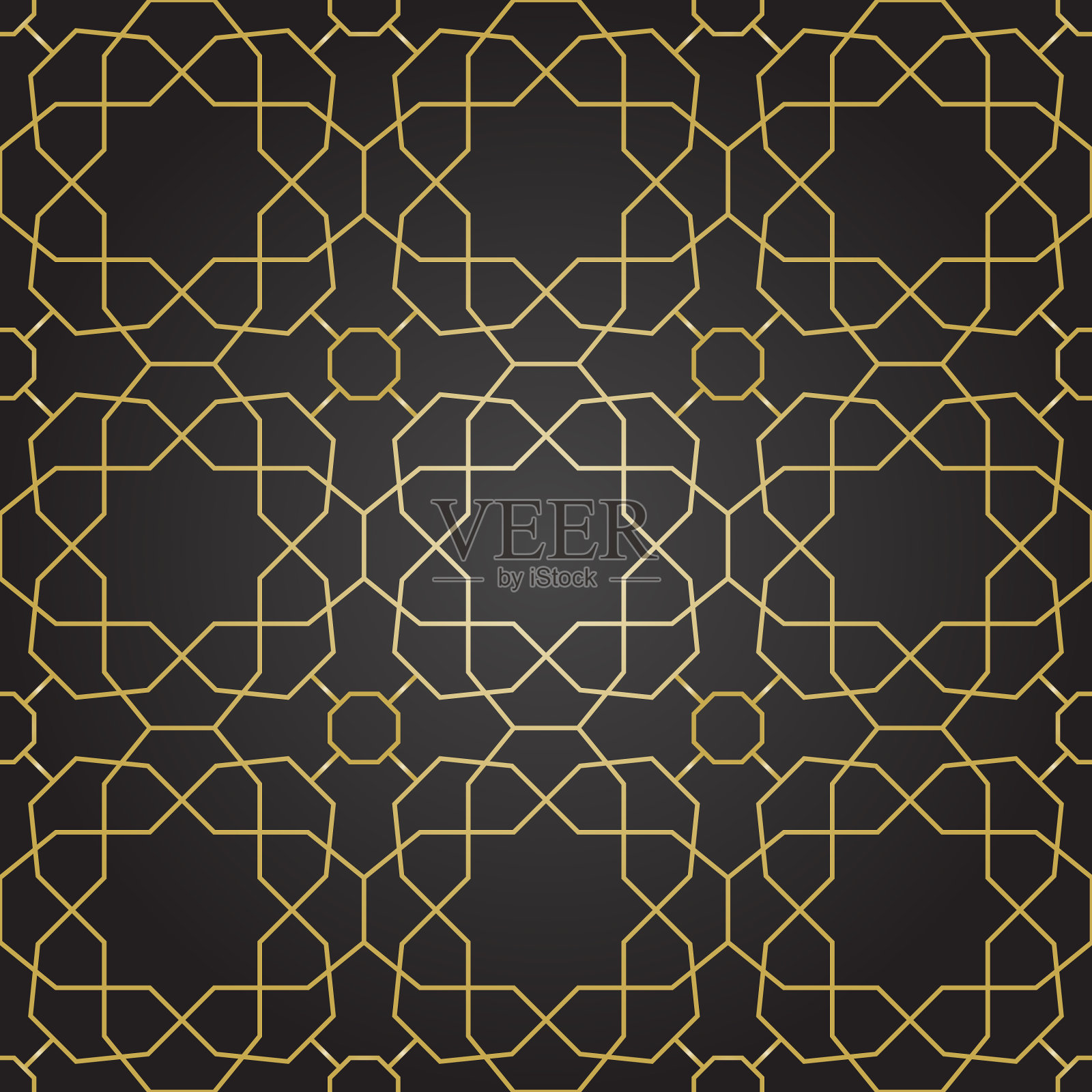 无缝模式的阿拉伯风格插画图片素材