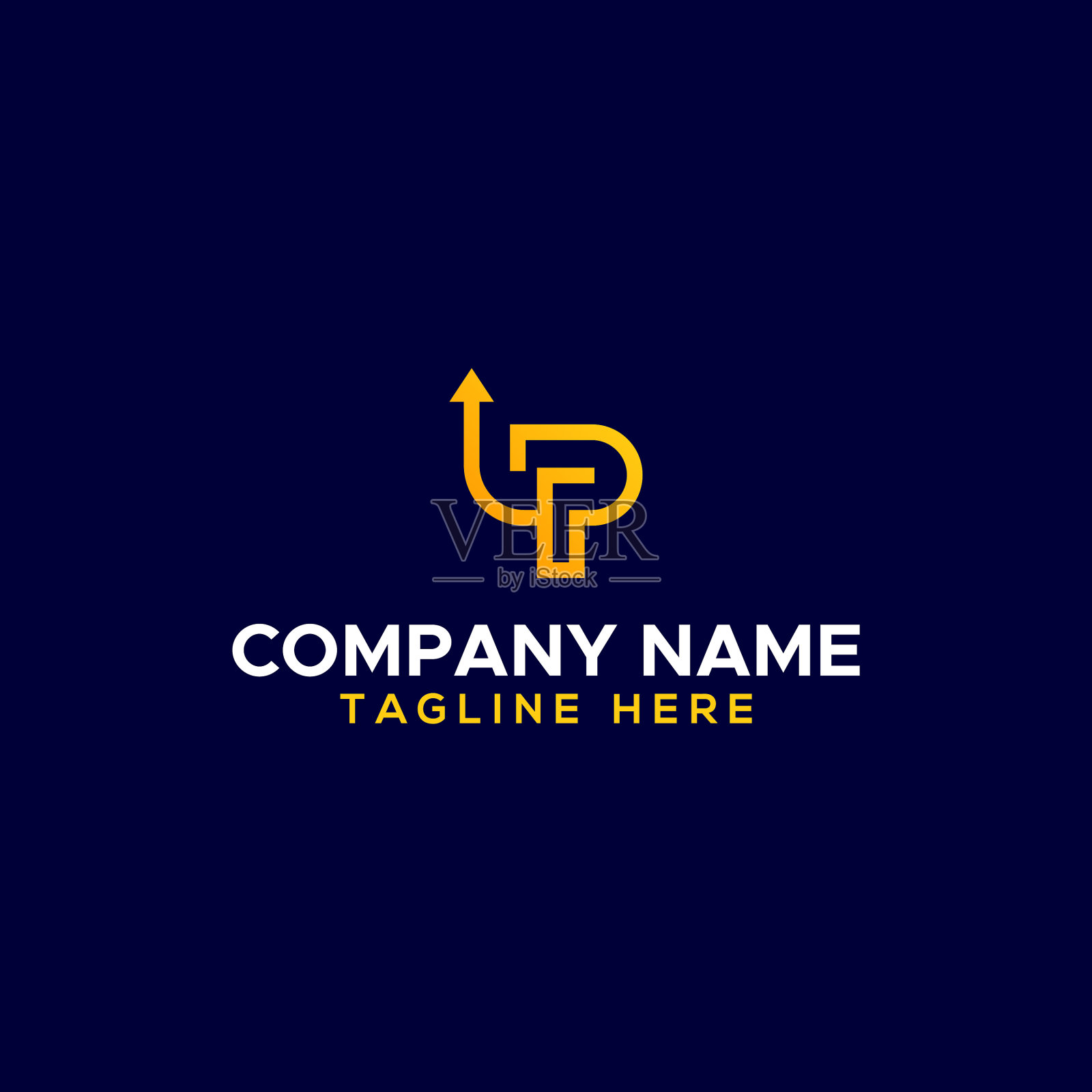 Up公司标志设计插画图片素材