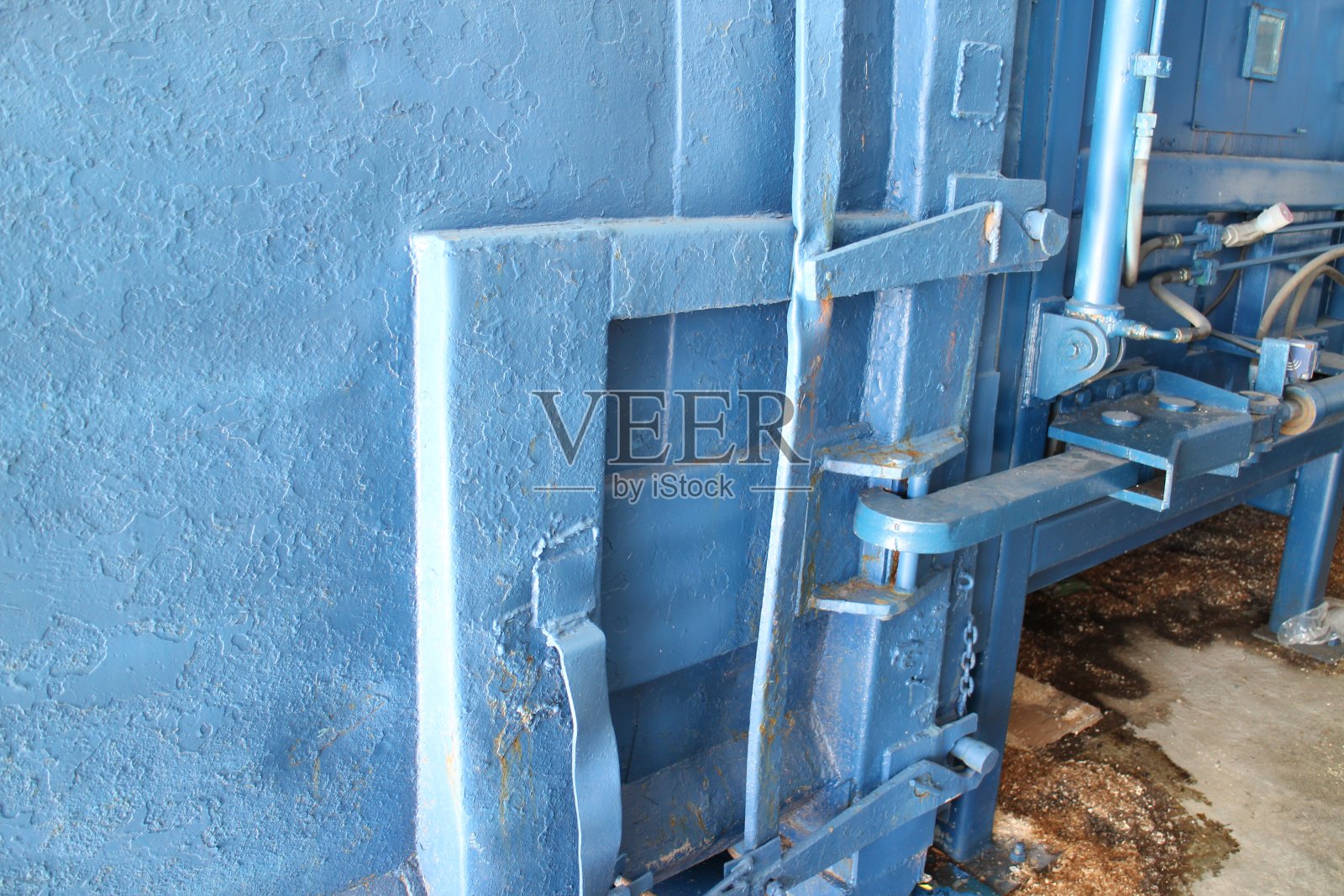 卧式液压机各部件照片摄影图片