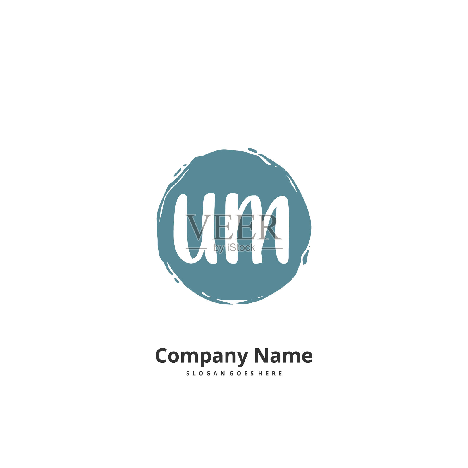 嗯最初的笔迹和签名标志插画图片素材