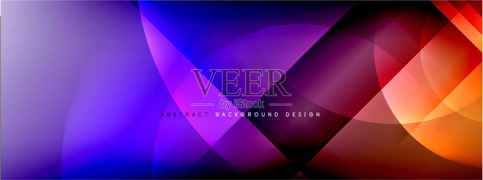 抽象背景-圆和十字上插画图片素材