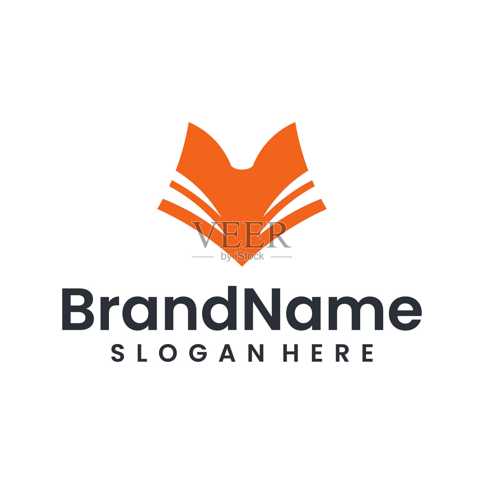 福克斯图形标志设计对企业很有好处插画图片素材