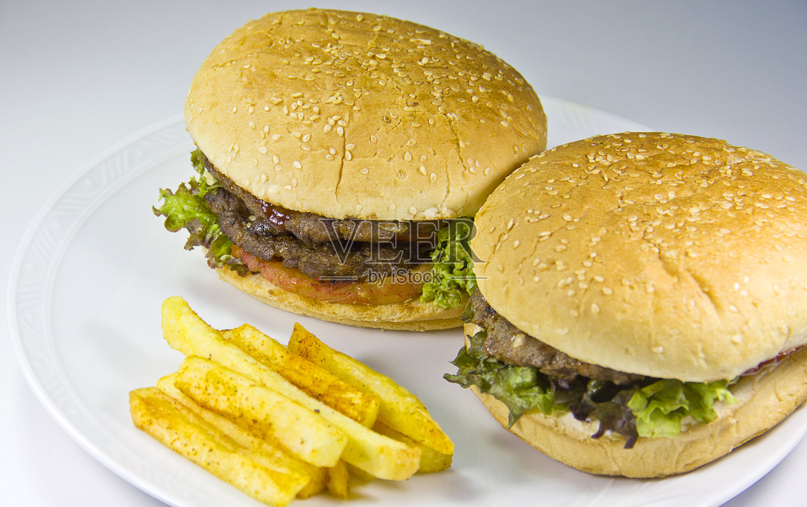 自制汉堡照片摄影图片