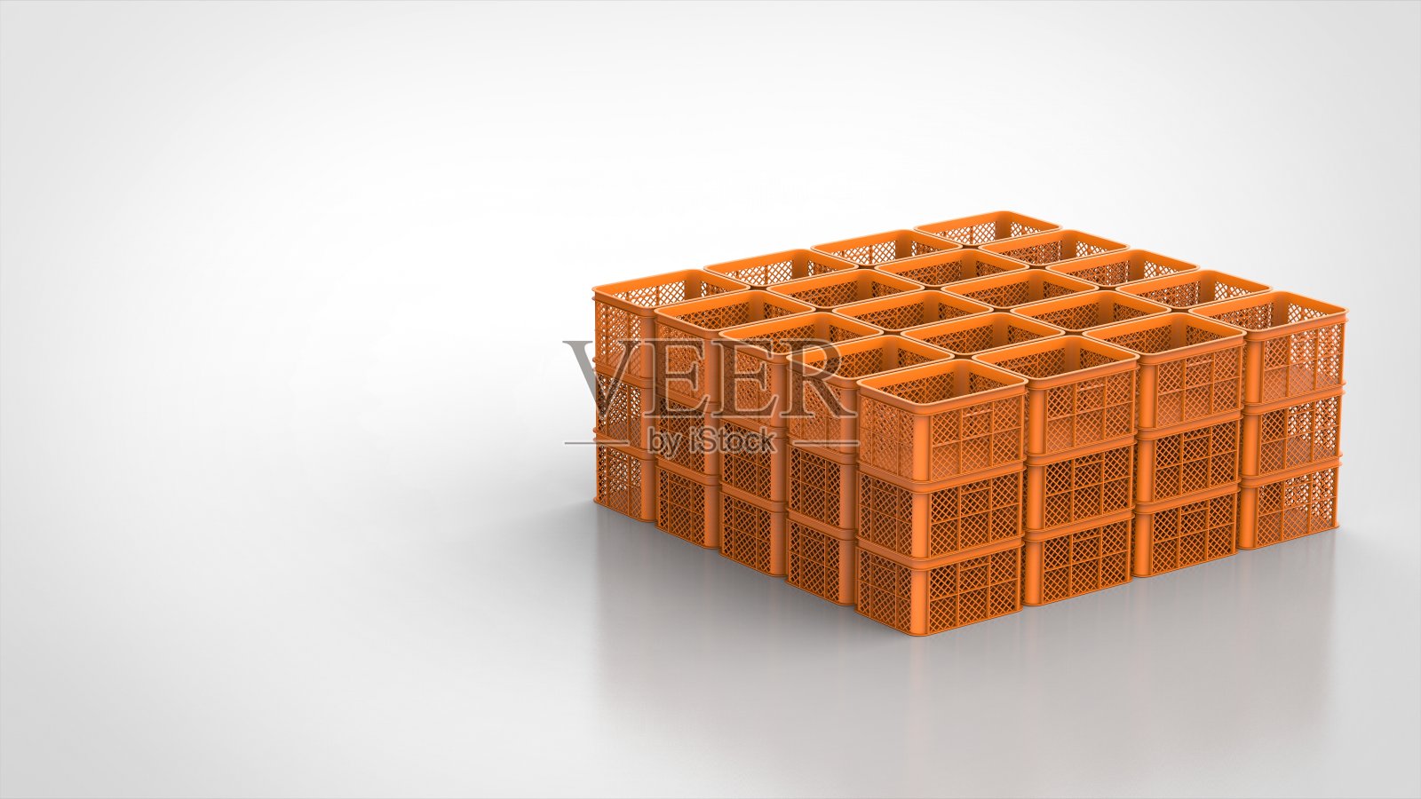 农业集装箱多右3d渲染照片摄影图片