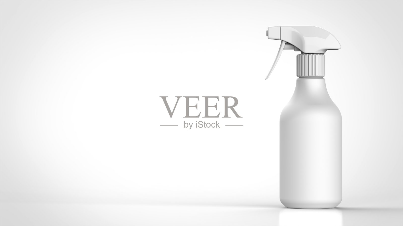 喷瓶白色前右3d渲染照片摄影图片