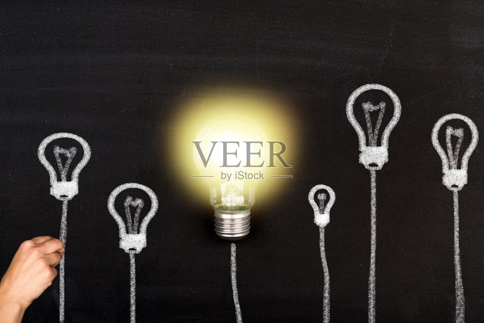 光的想法照片摄影图片