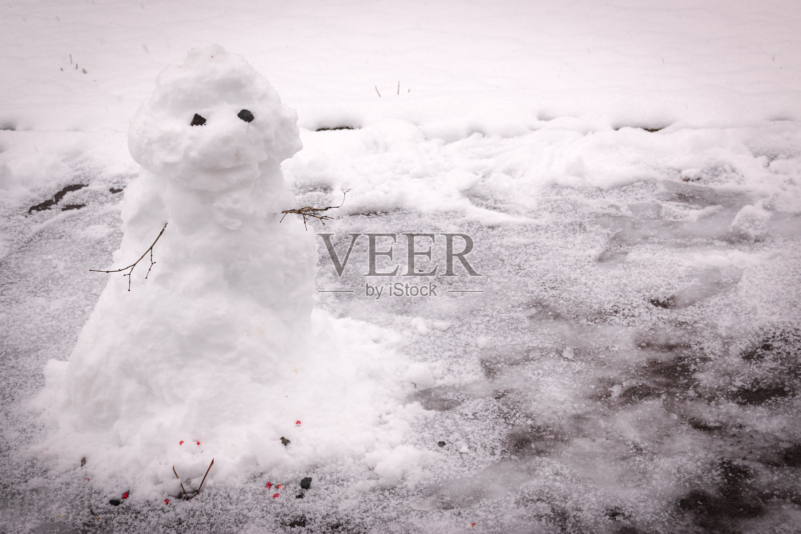 雪人照片摄影图片