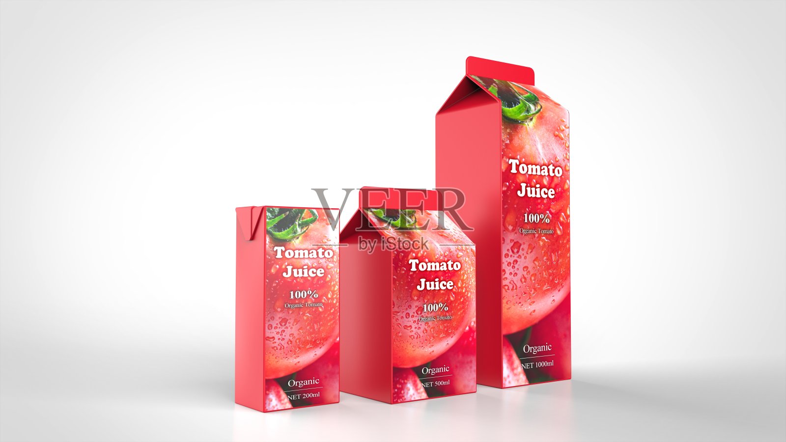 番茄汁3大小的3d渲染照片摄影图片