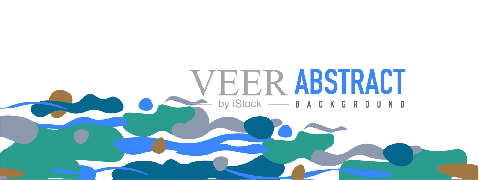 时尚的液体风格塑造抽象设计插画图片素材