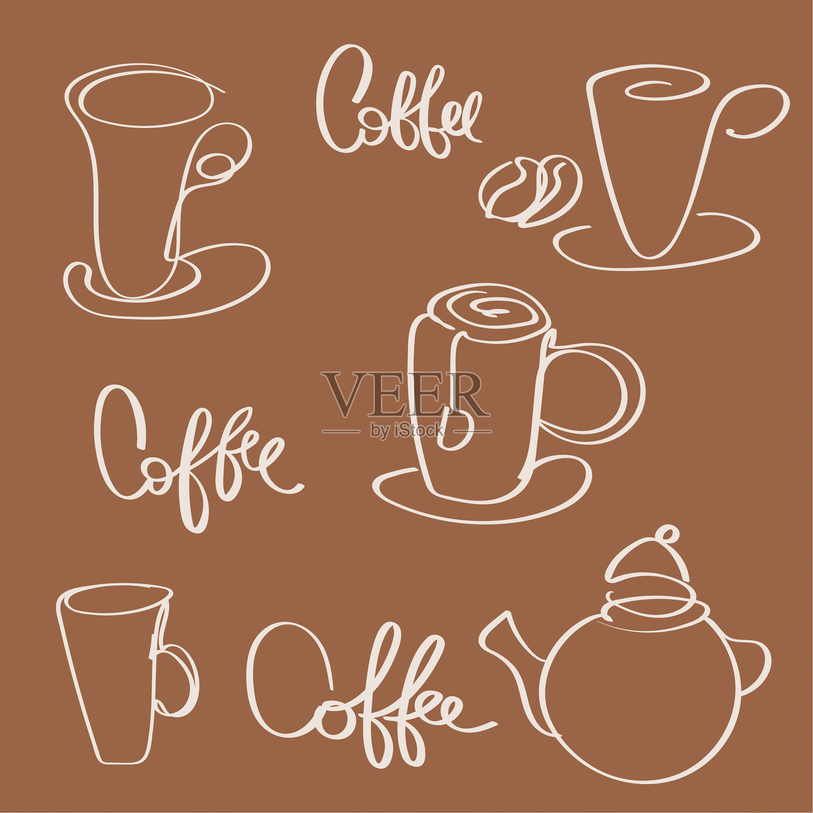 矢量手绘设计元素插画图片素材