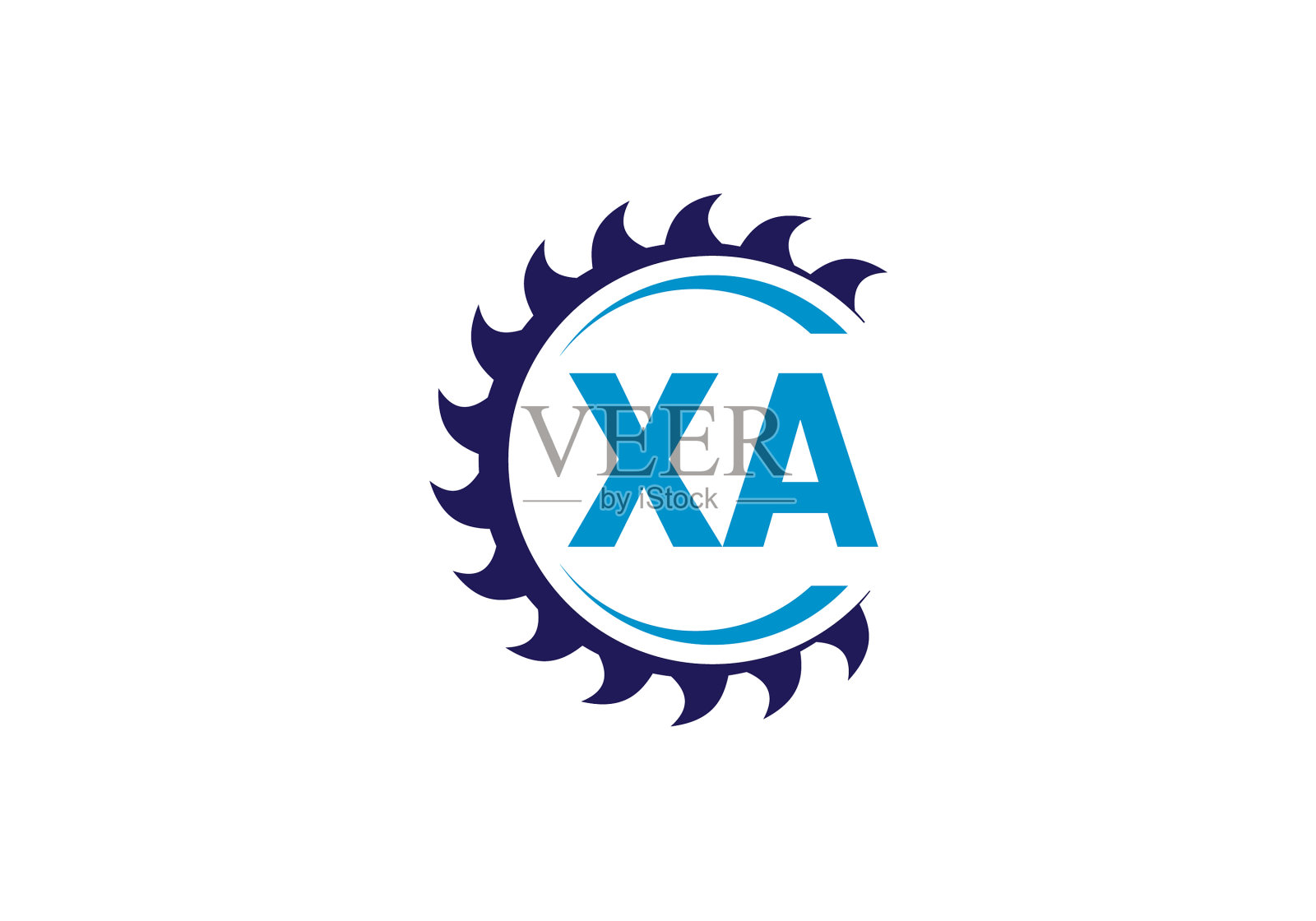 首字母x标志设计模板插画图片素材