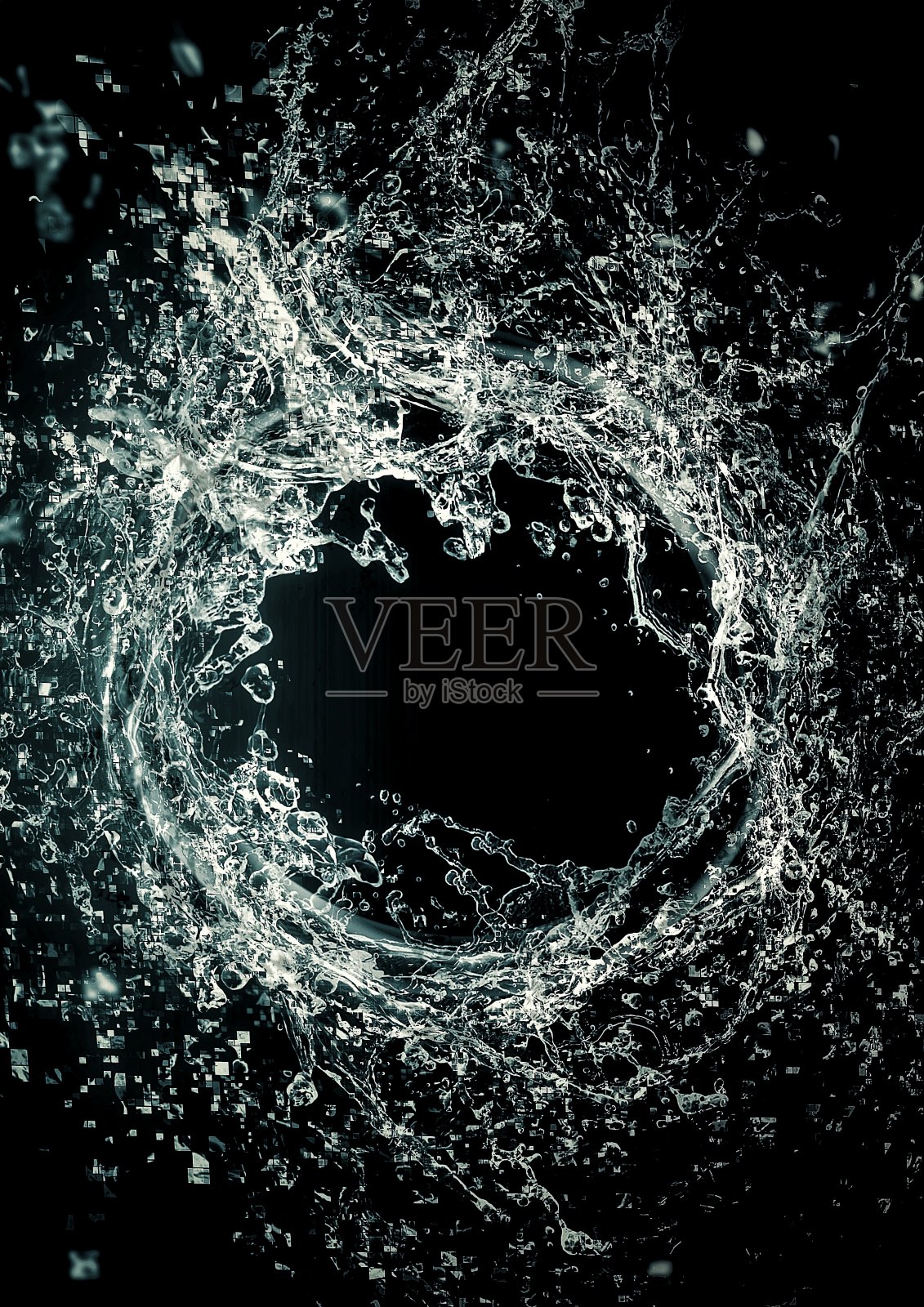 摘要水环照片摄影图片