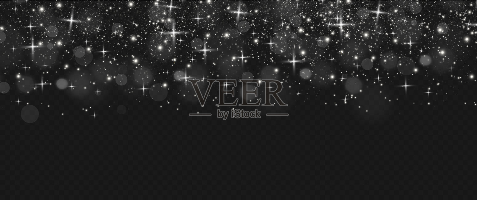 白色的灰尘火花插画图片素材