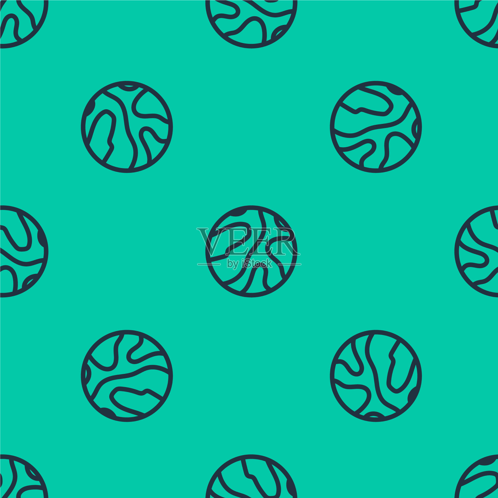 蓝色线条的流星图标孤立无间插画图片素材