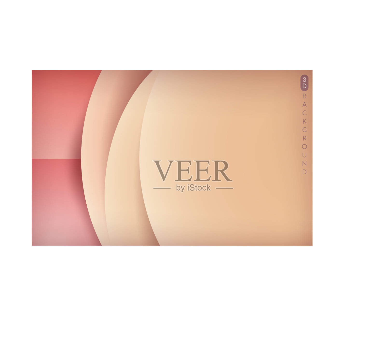 3d粉色重叠层背景抽象粉色插画图片素材