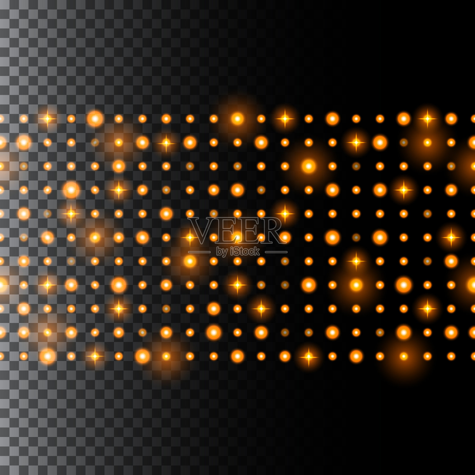 无缝闪亮的彩带为装饰闪烁不定插画图片素材