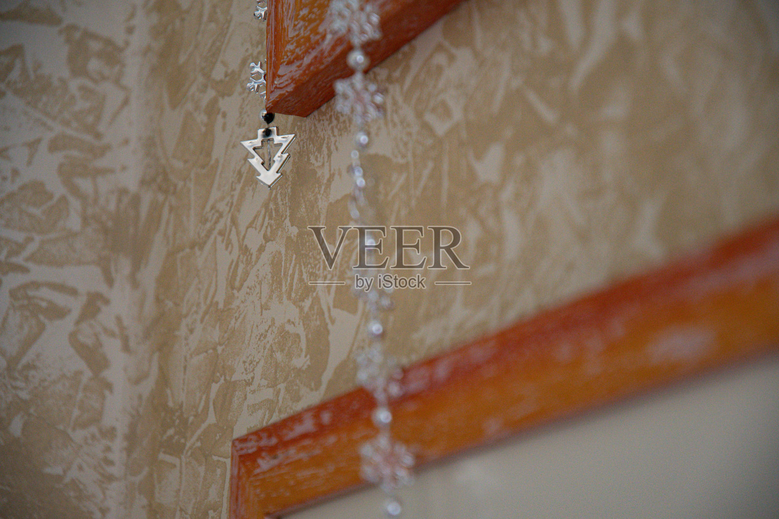 抽象节日背景与圣诞装饰照片摄影图片