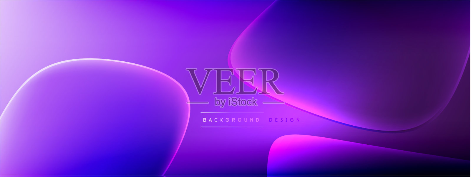 摘要背景-液体气泡的形状插画图片素材