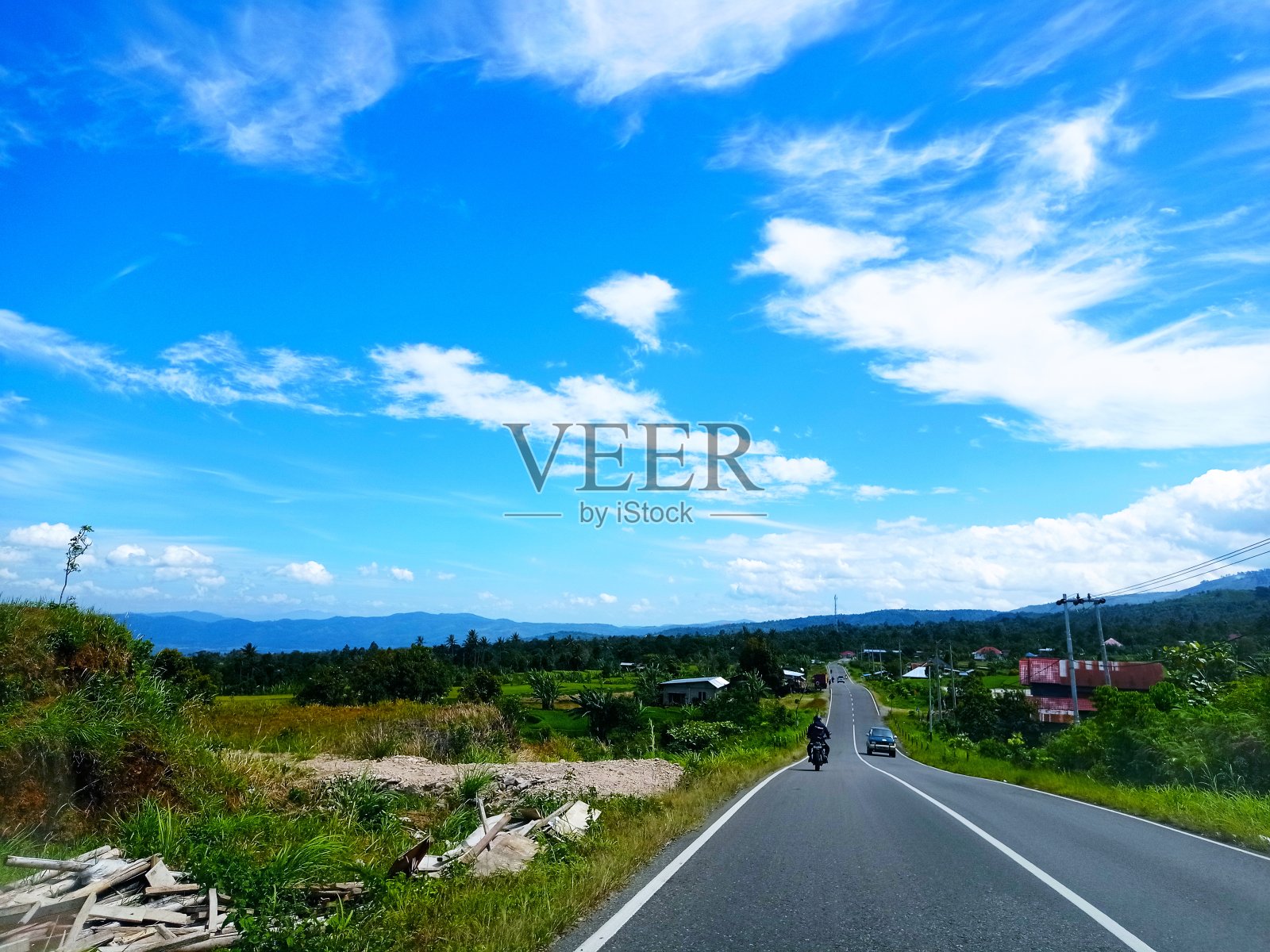 天蓝色solok照片摄影图片