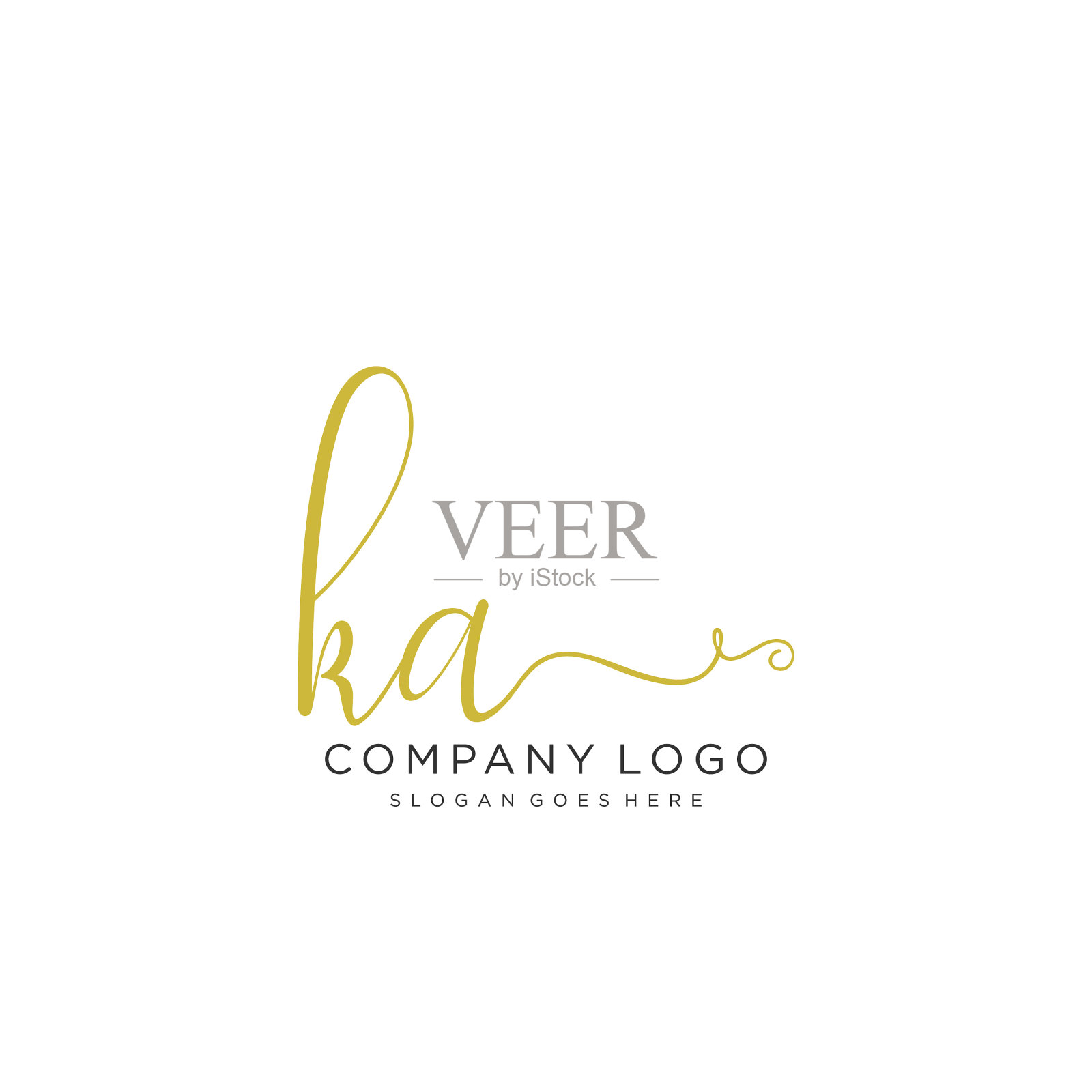 卡初始手写标识设计插画图片素材