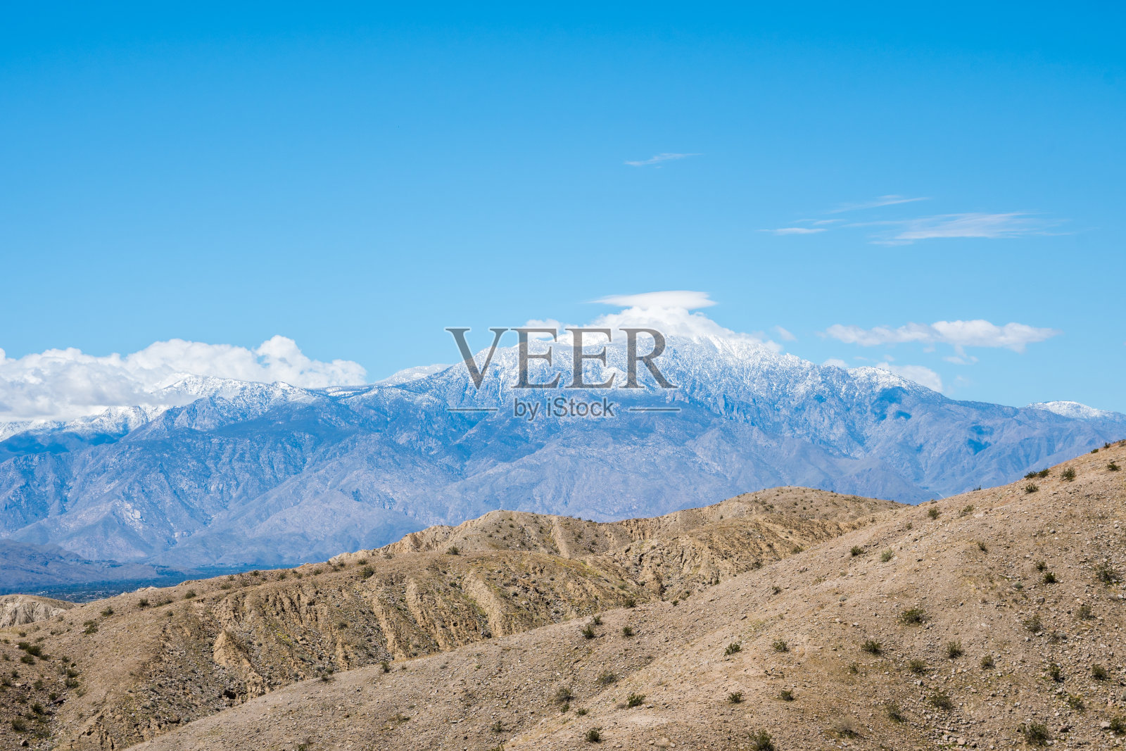 俯瞰加州棕榈泉的自然风光照片摄影图片