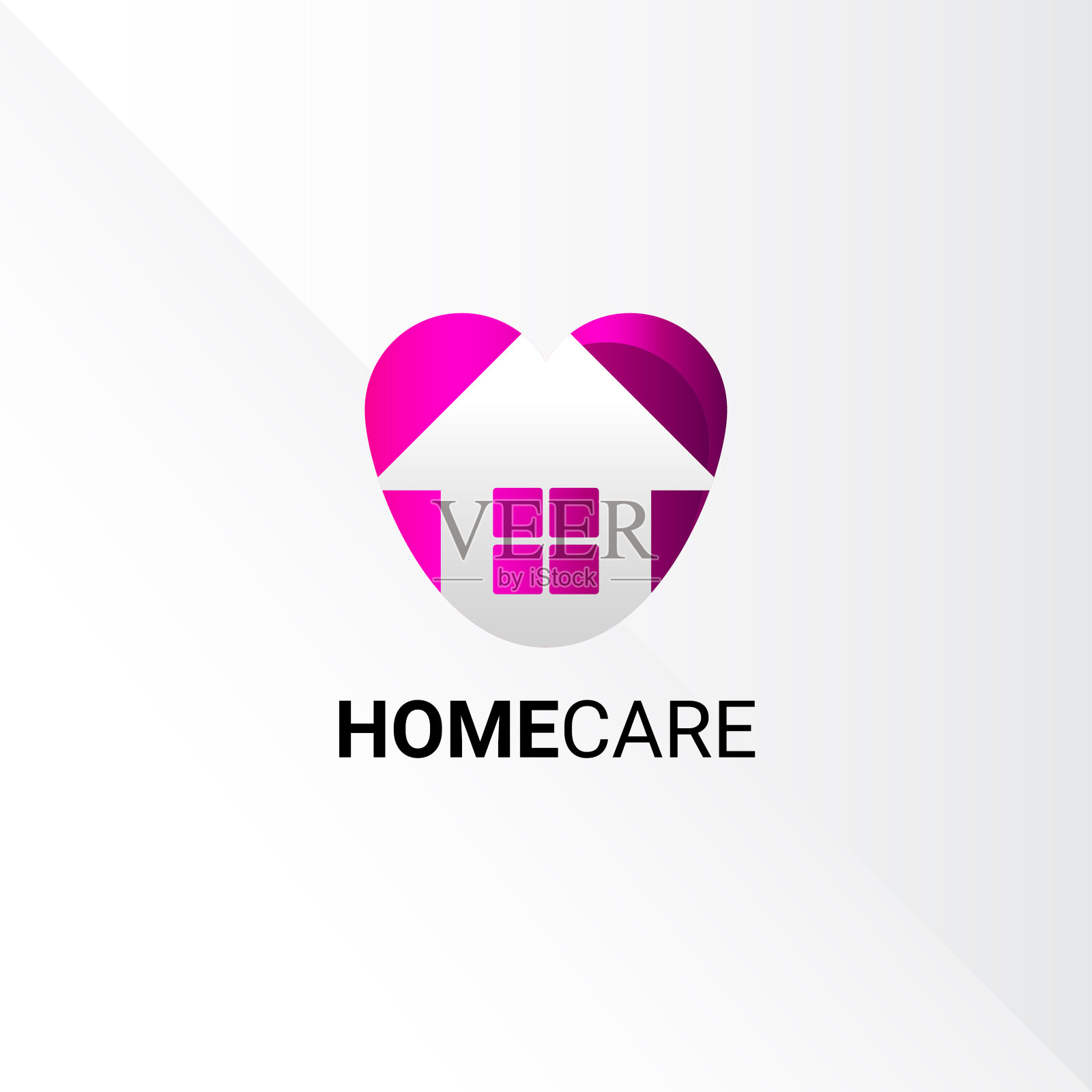 家庭护理矢量设计的旗帜打印和公司背景插画图片素材