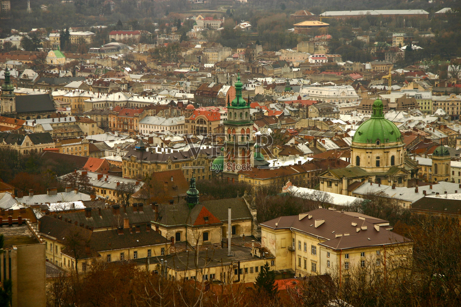 乌克兰利沃夫古城照片摄影图片
