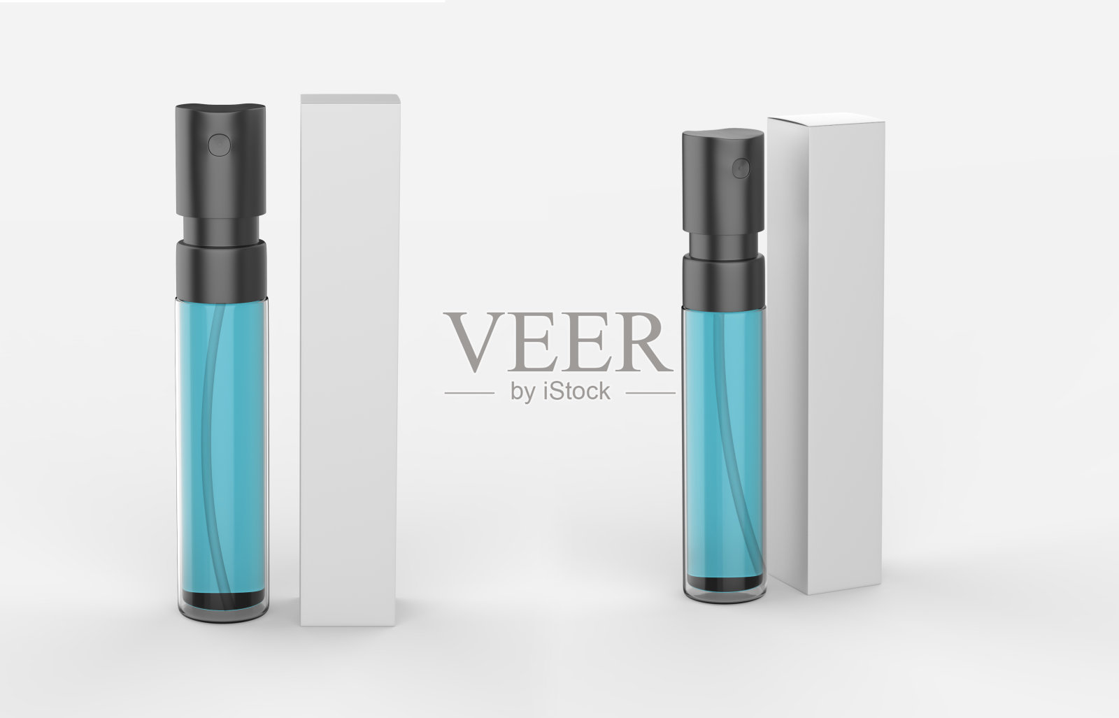 香水喷雾器模板逼真的喷雾照片摄影图片