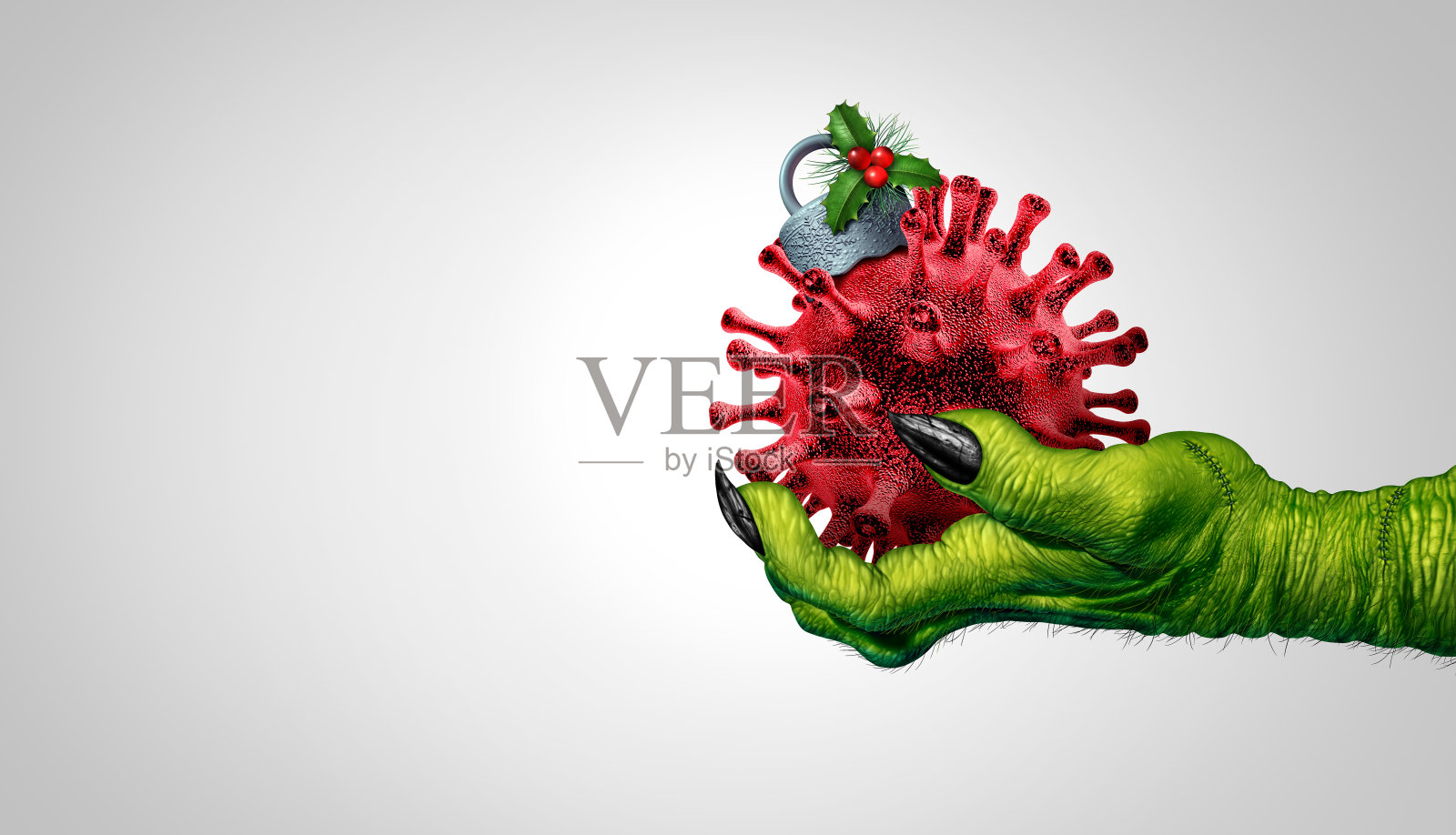 邪恶的病毒的节日照片摄影图片