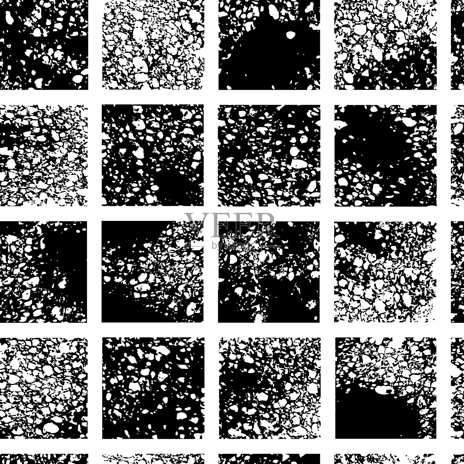 无缝图案从抽象纹理压印插画图片素材