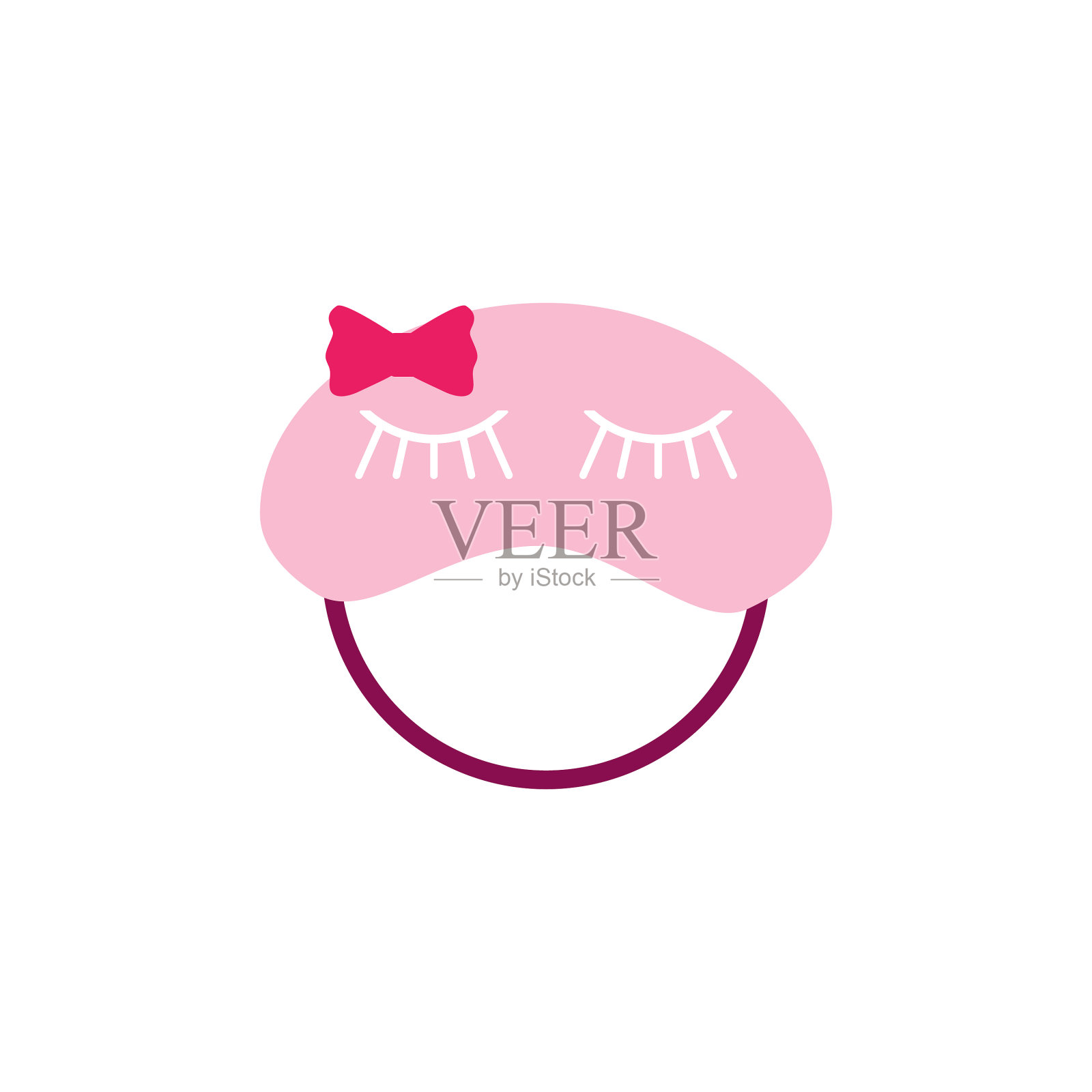 睡眠面罩平面设计设计元素图片