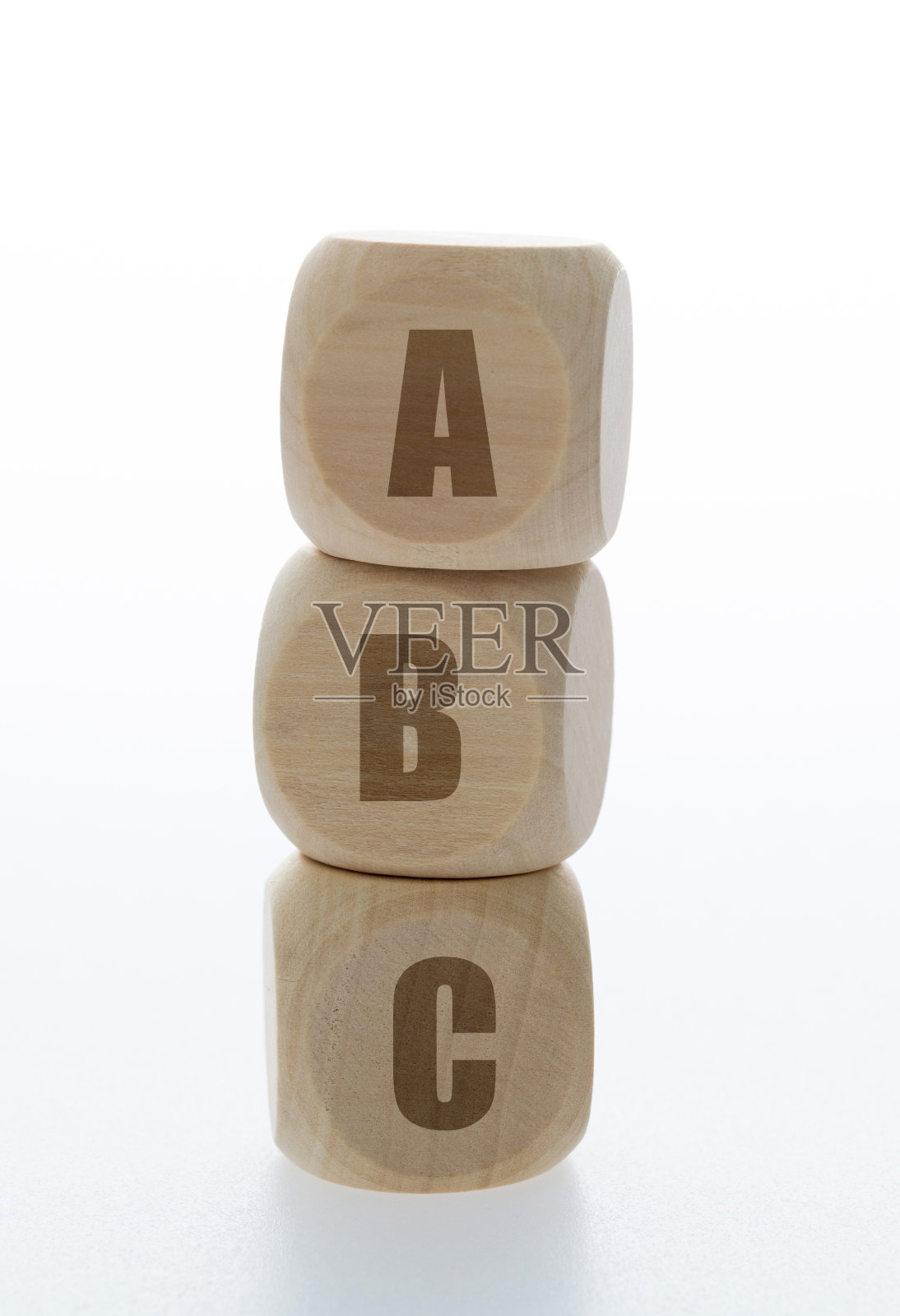 有字母A、B、C的木块照片摄影图片