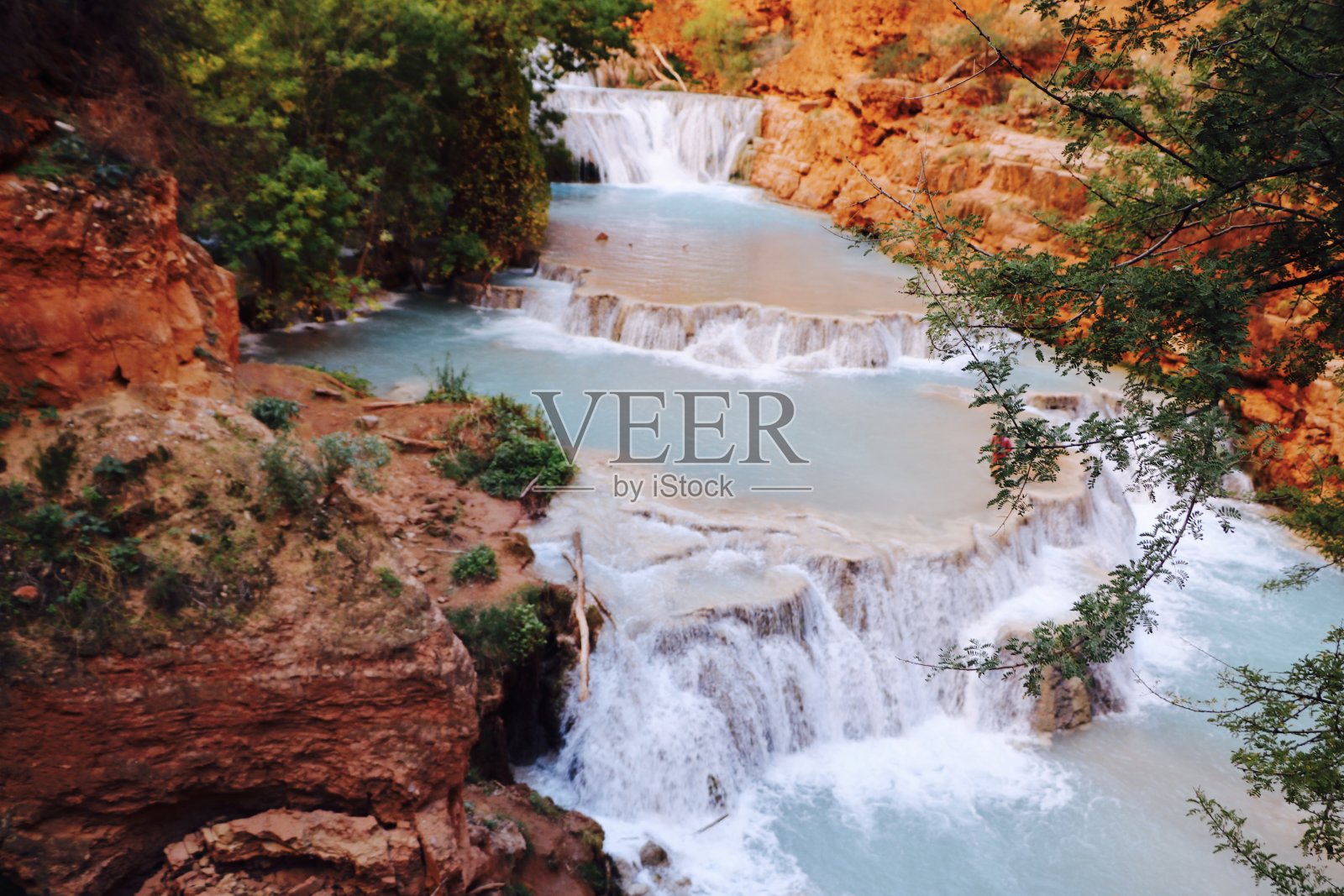 哈瓦苏派瀑布峡谷2照片摄影图片