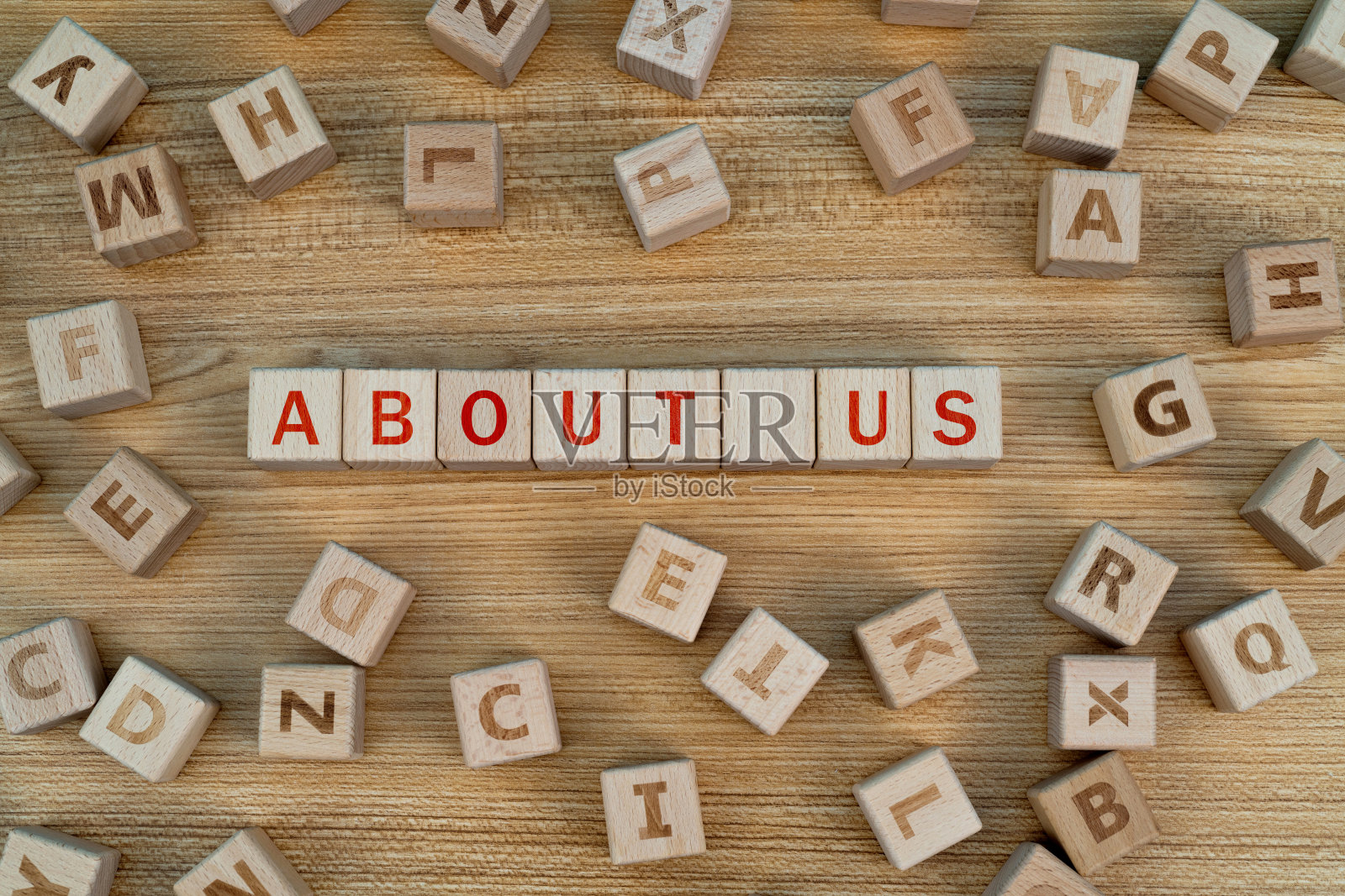 木块上有关于我们的文字照片摄影图片