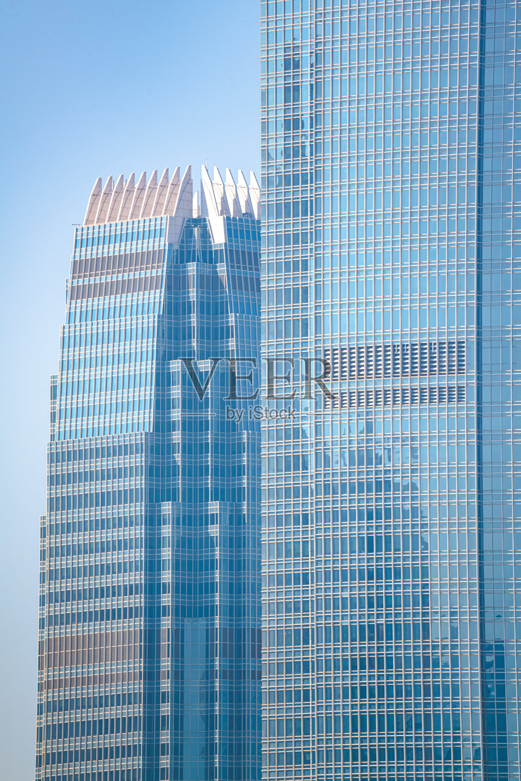 国际金融中心，香港地标性建筑照片摄影图片