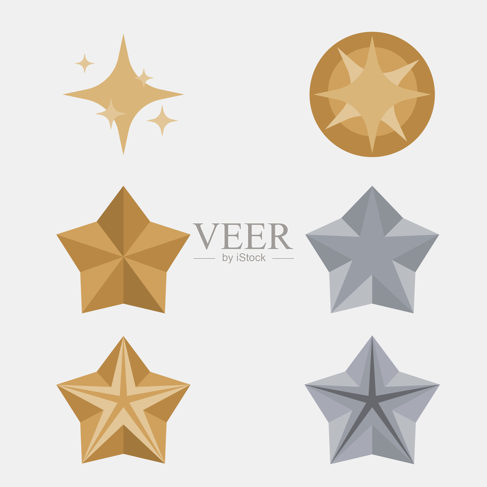 圣诞快乐，金色和银色的图标图标素材