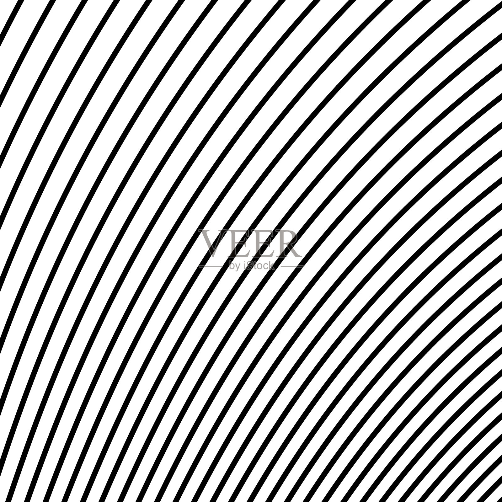 图案与凸出的黑色斜线插画图片素材