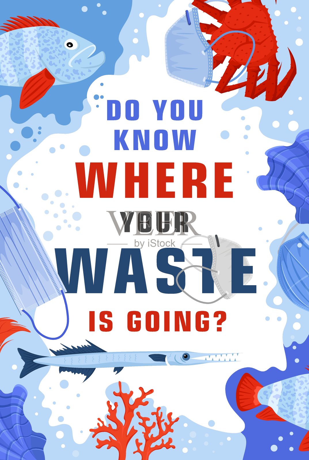 停止错误的口罩处理插画图片素材