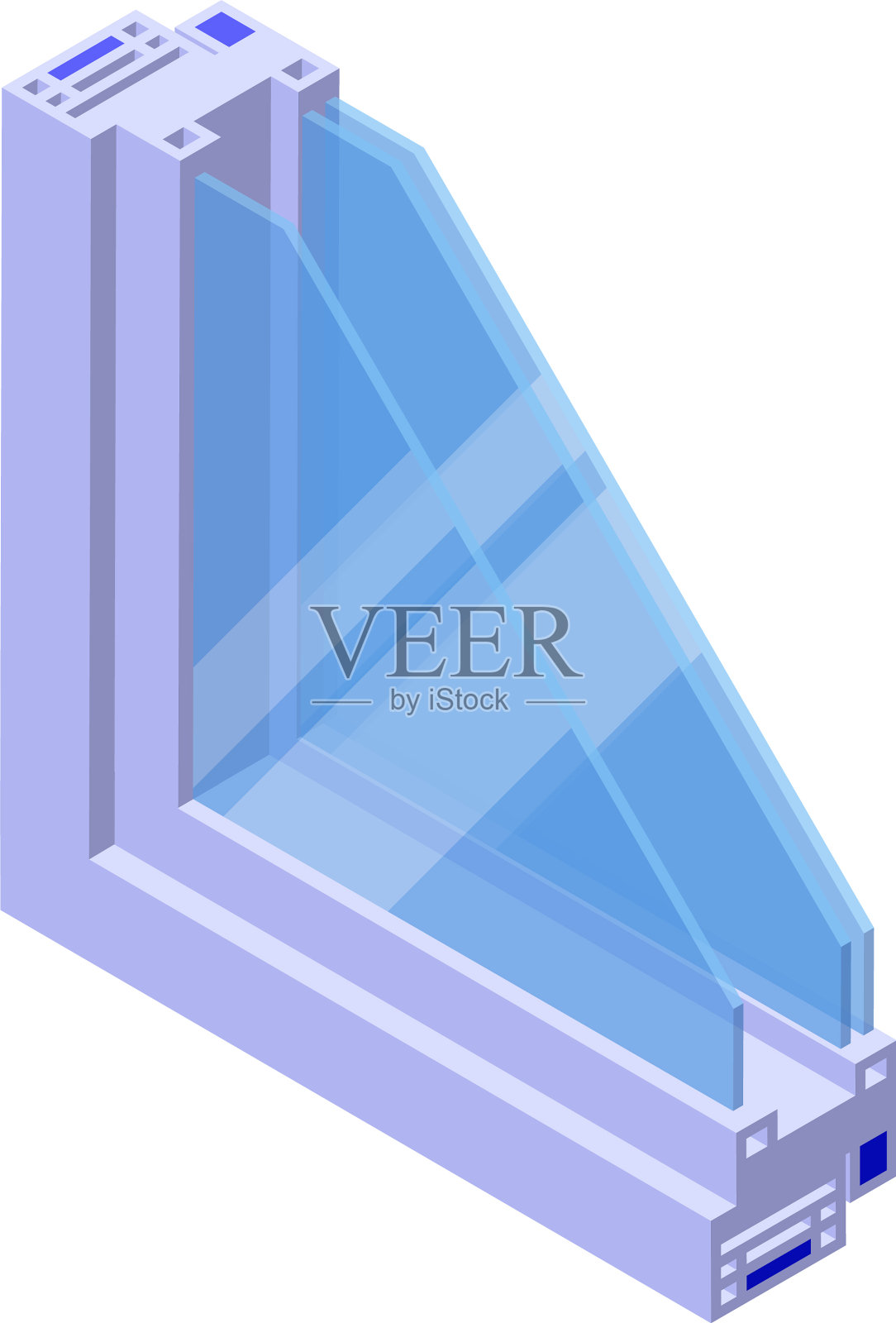 声音窗口图标等距样式插画图片素材