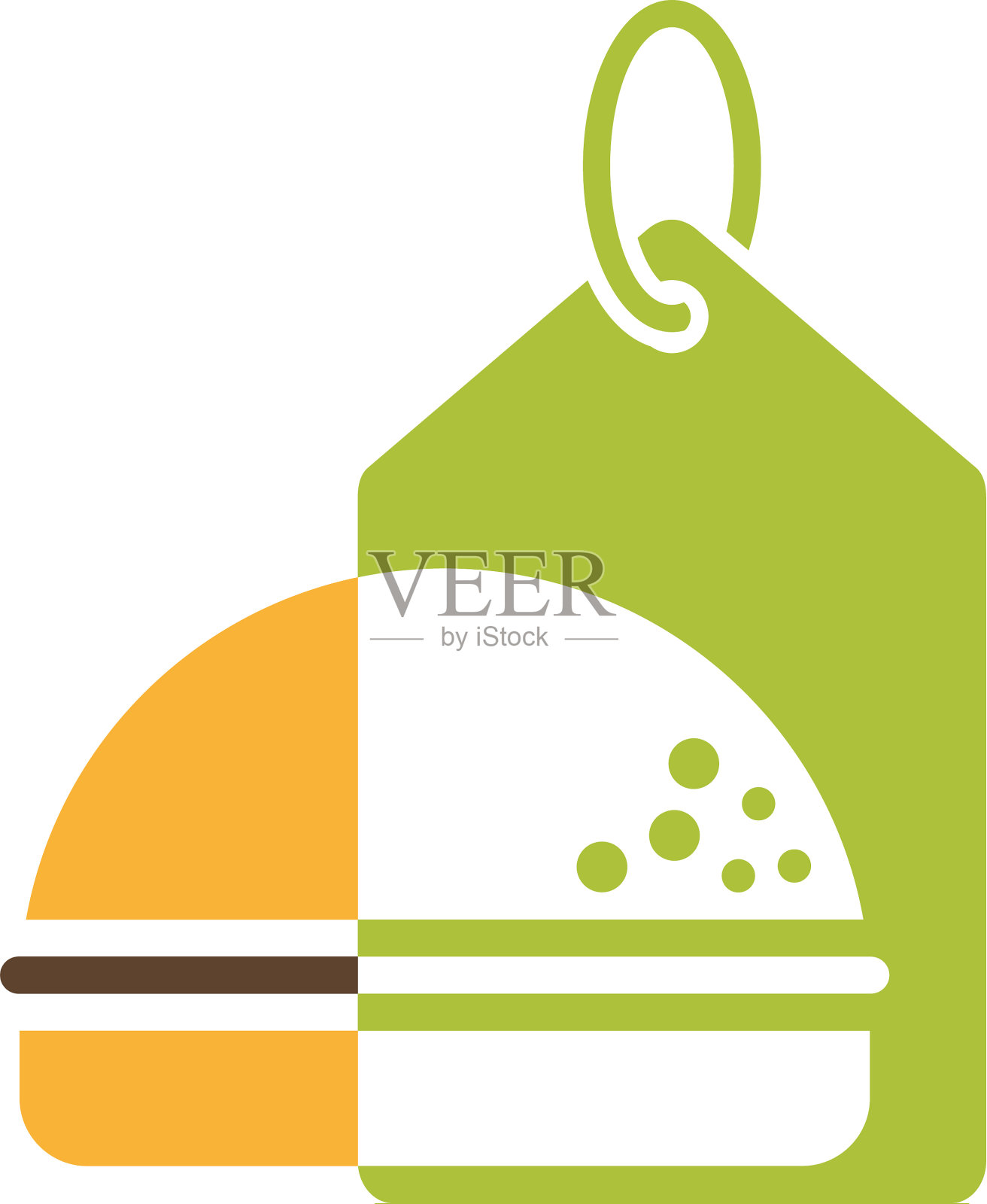 购买汉堡标识设计模板汉堡面包店设计元素图片