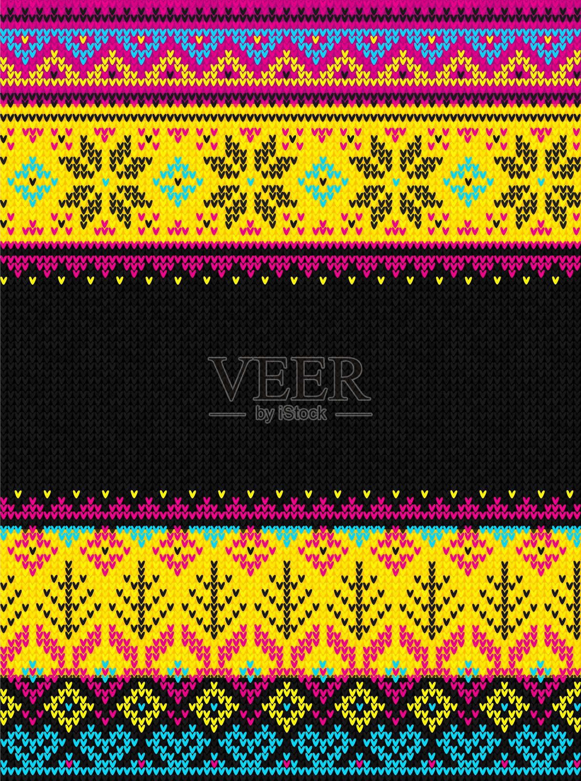 丑陋的毛衣，圣诞晚会的快乐装饰品插画图片素材