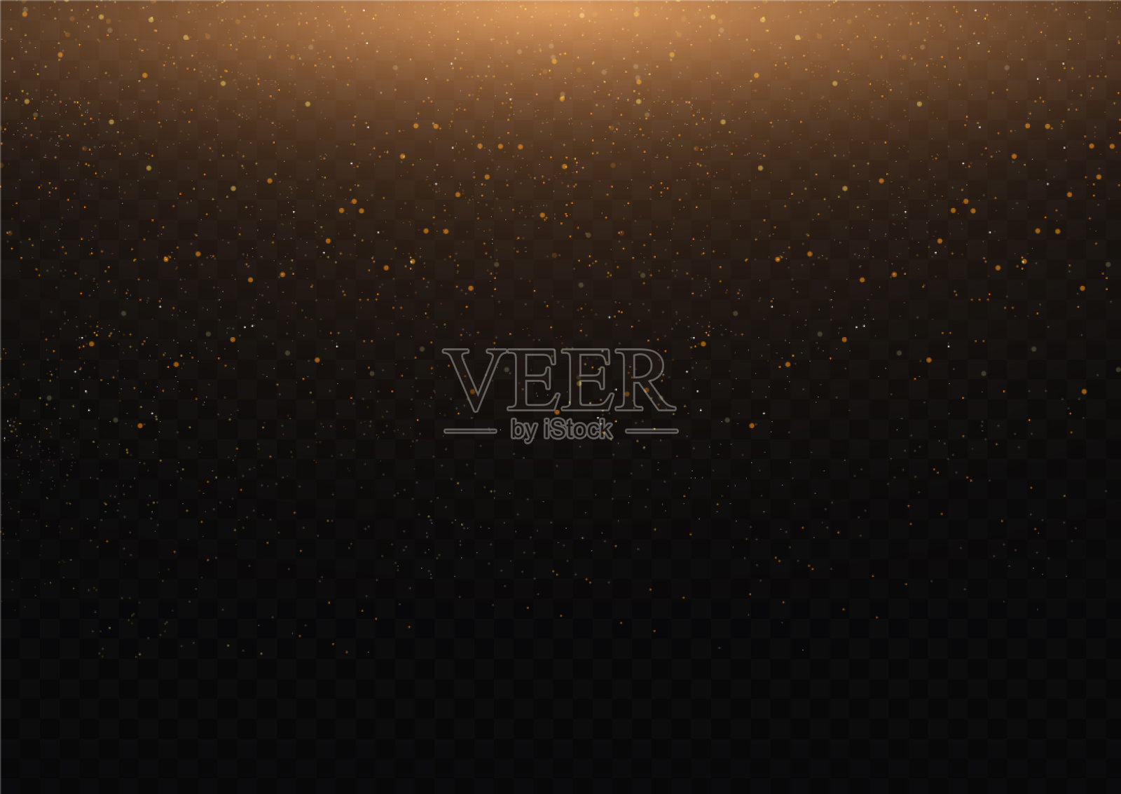 黄色的尘土火花插画图片素材