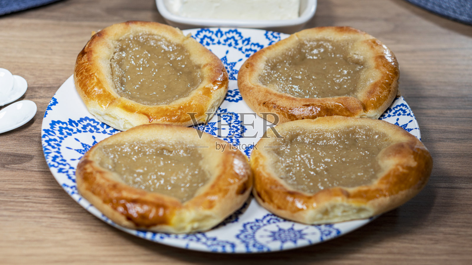 芝麻酱皮塔(法氏火鸡文化)照片摄影图片